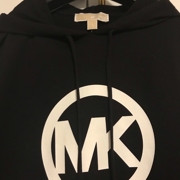 Michael Kors Tops - Michael kors hoodie size S color black new with tag